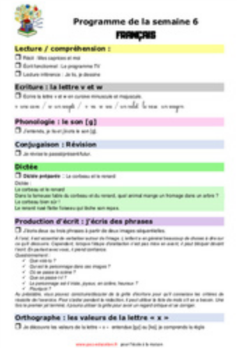 6ème semaine CE1