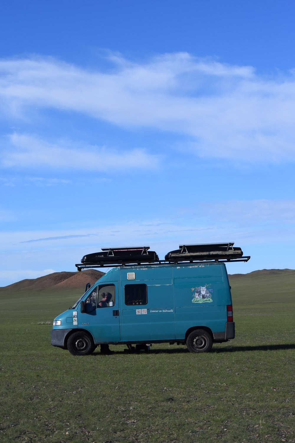 Piste steppes mongolie 