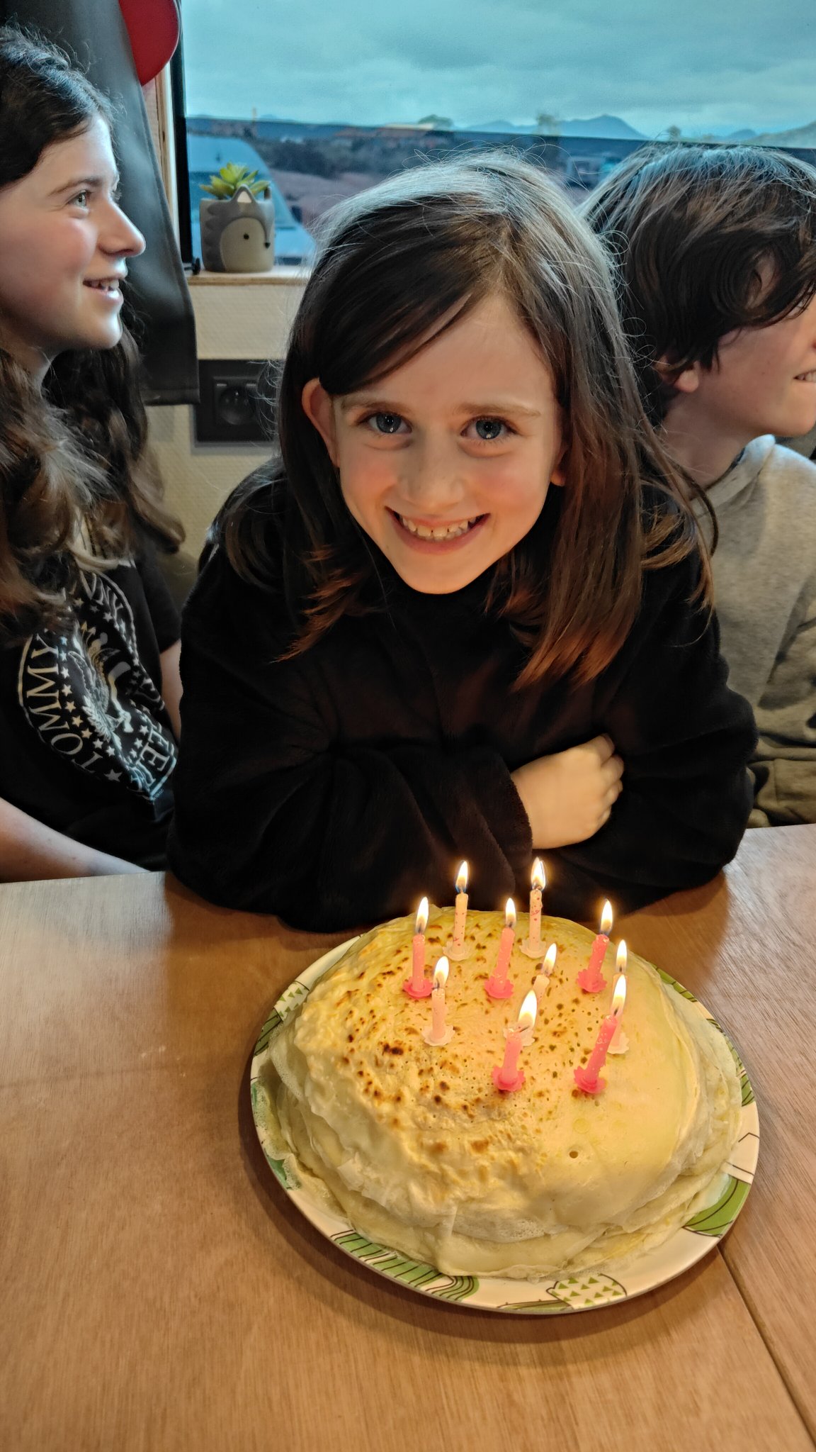 Anniversaire d'enfant nomade en bus