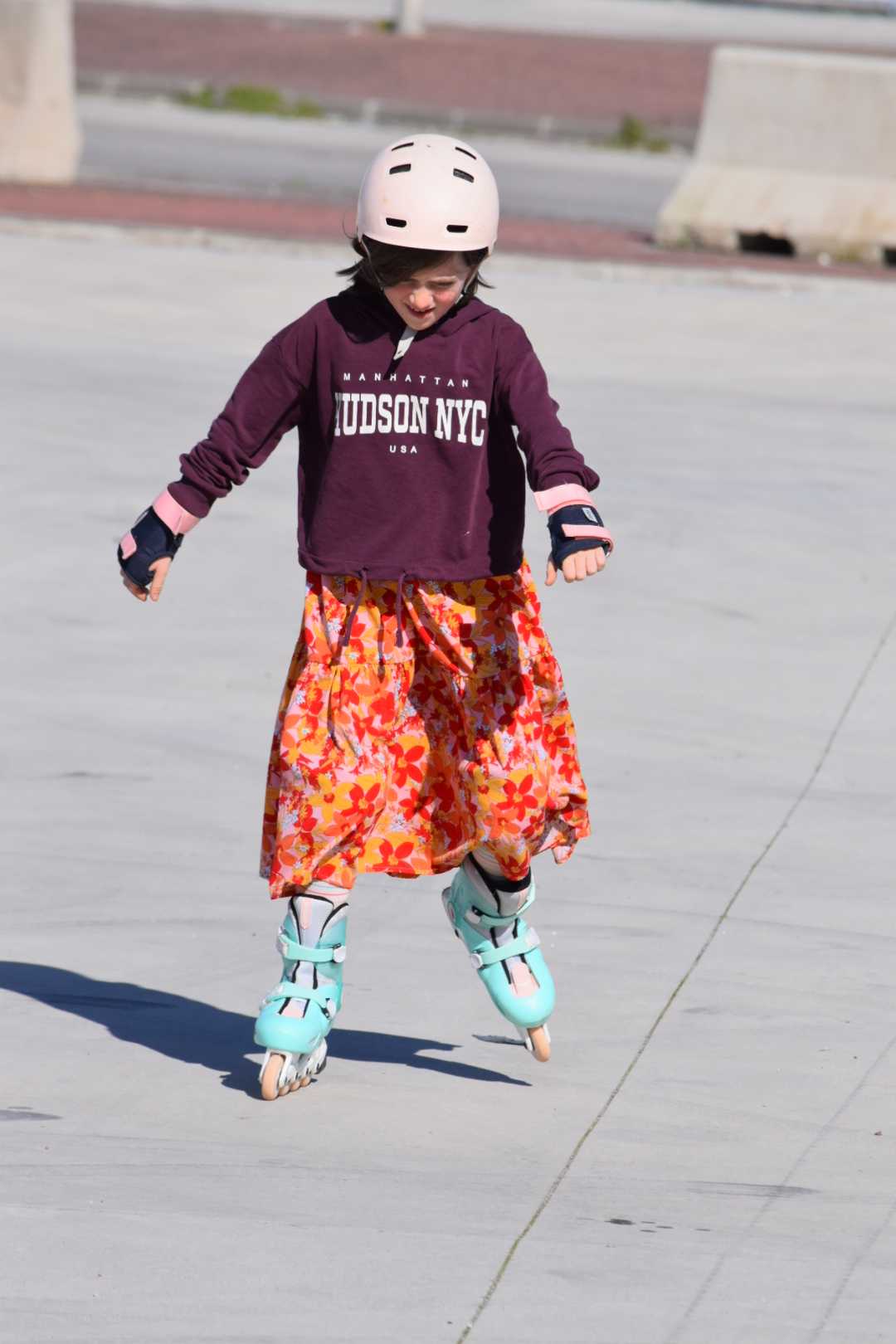 enfant qui fait du roller