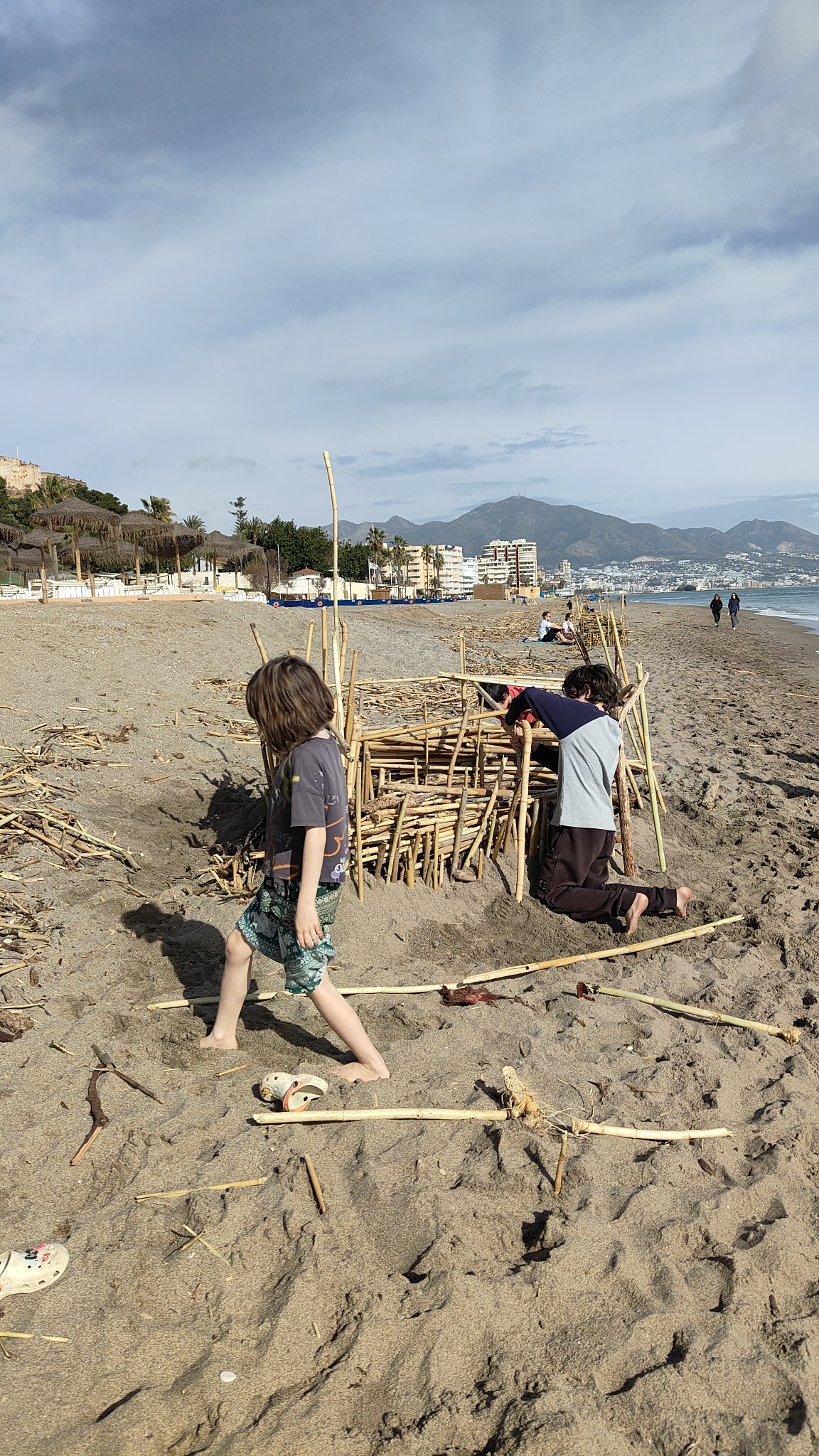 Enfants sur la plage