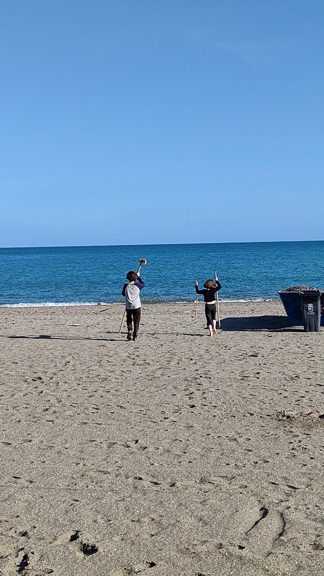 Enfants sur la plage