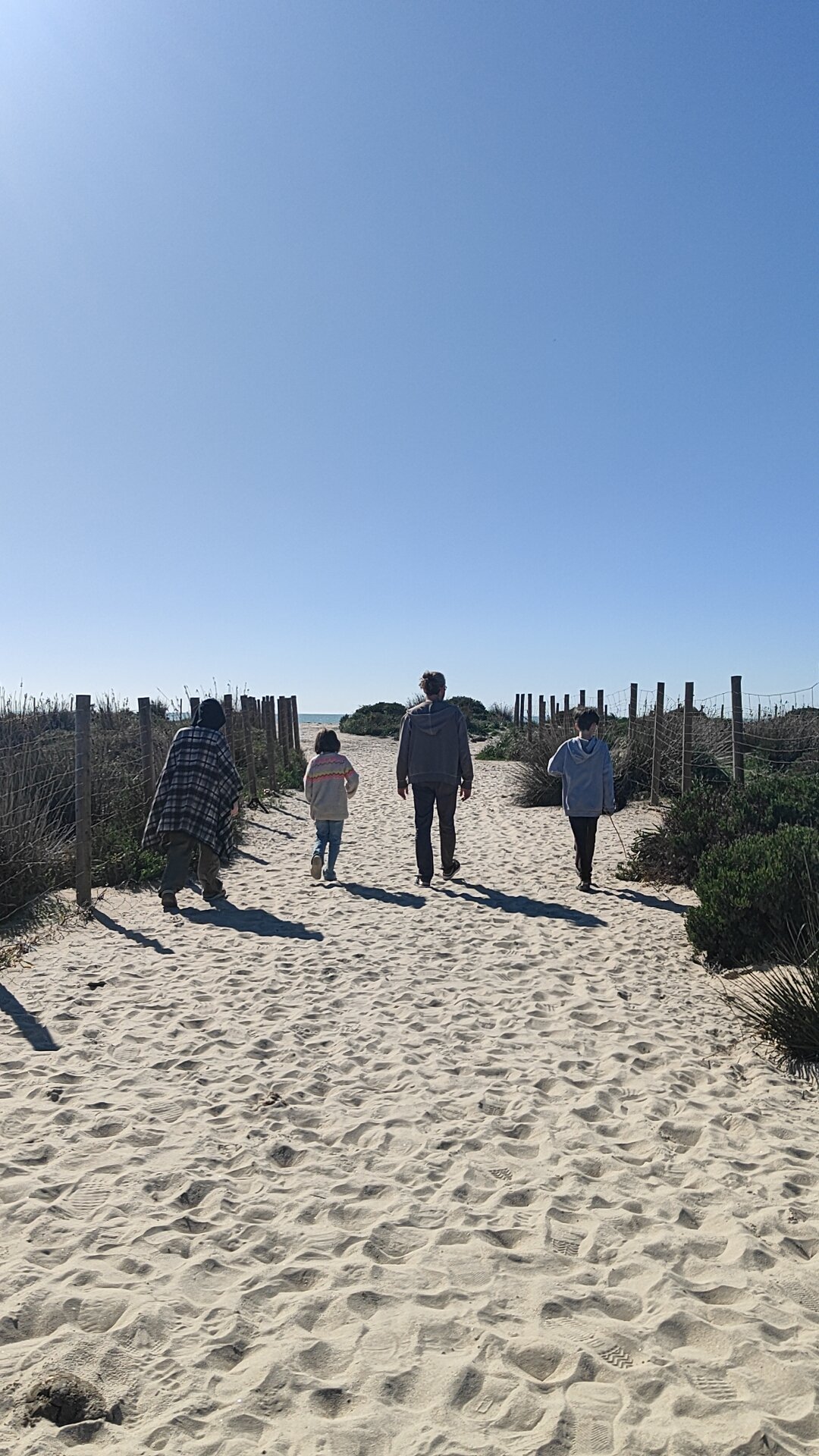 Famille sur la plage